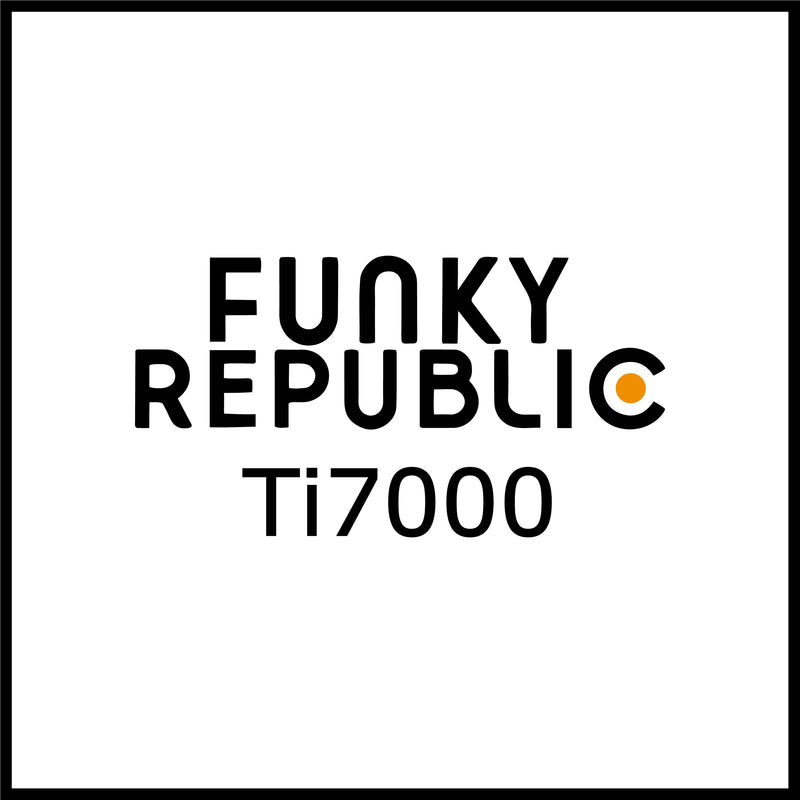 Funky Republic Ti7000 Rechargeable Disposable