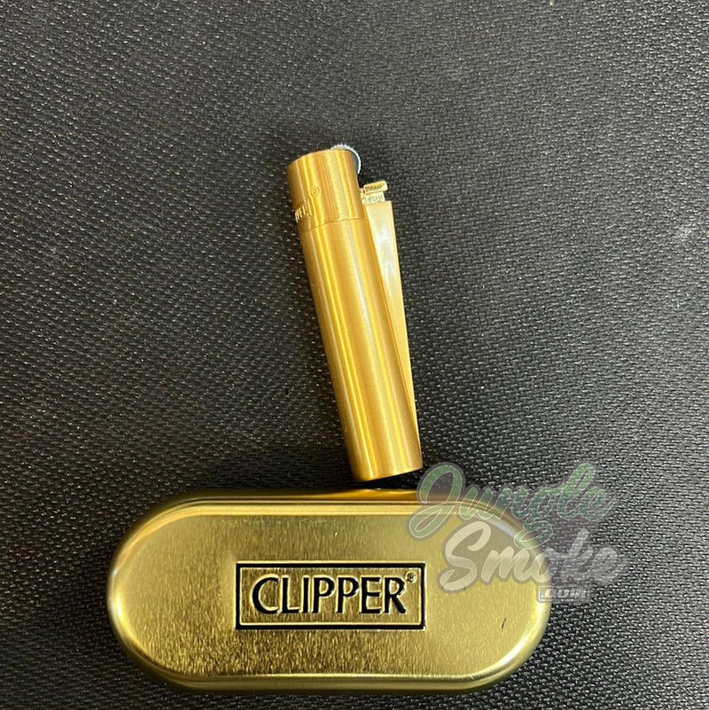 Clipper Lighter All Metal Gold