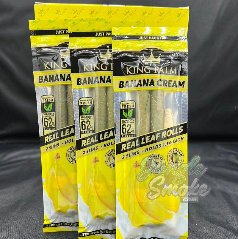 King Palm Slim Banana Cream Flavored