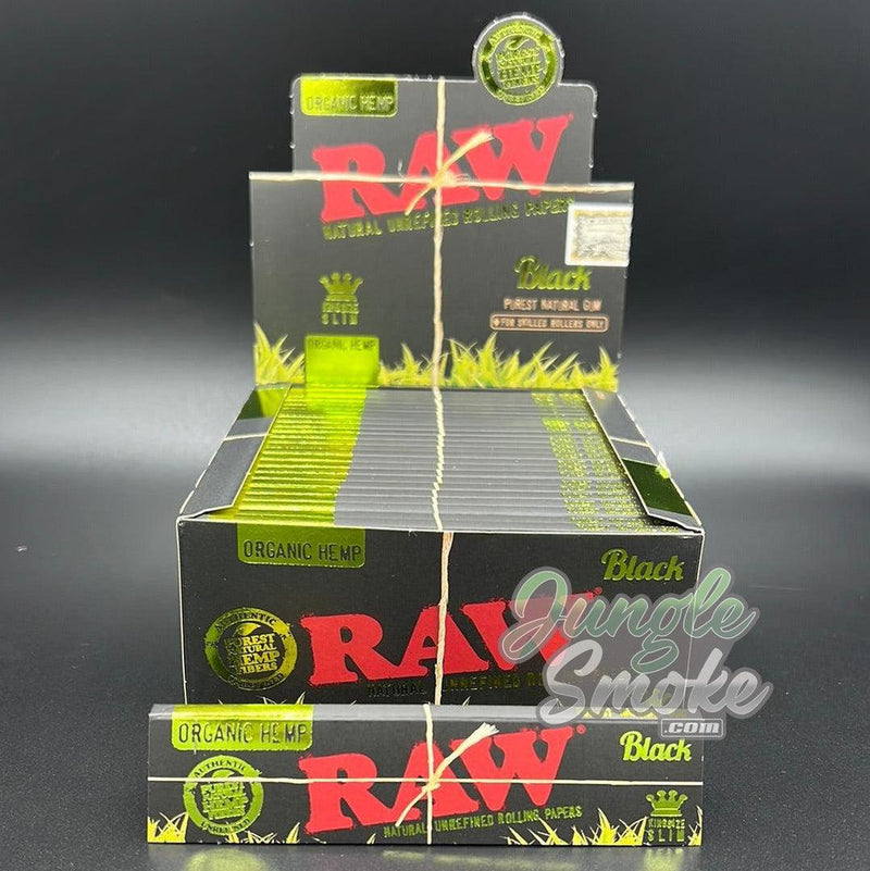 RAW Papers Black King Size