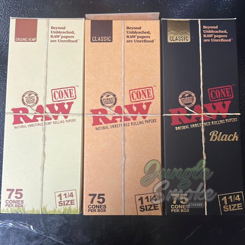 Raw Cones 75 Count 1-1/4