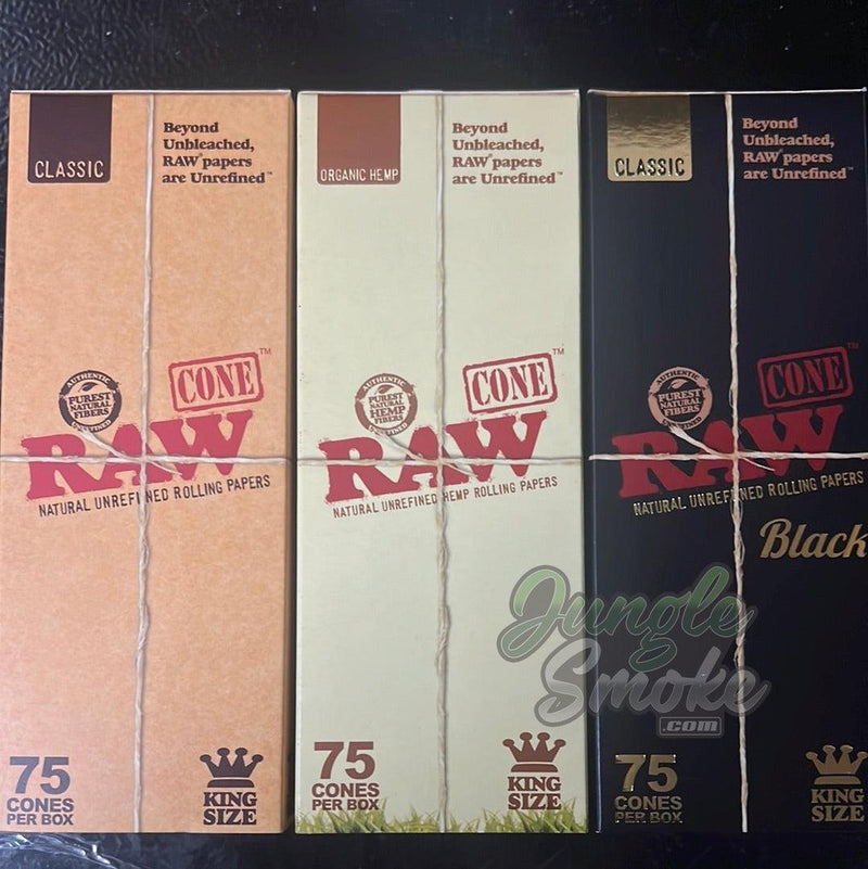 Raw Cones 75 Count King Size