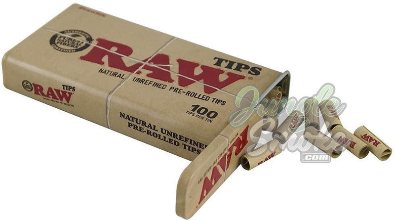Raw Pre-rolled Tips Tin